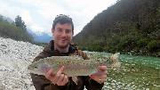 Eward Rainbow trout April,Slovenia fly fishing